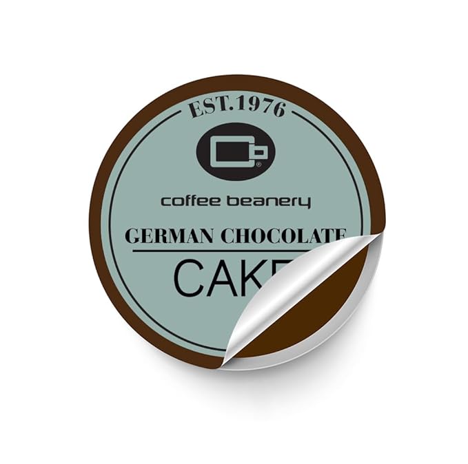 German Chocolate Cake Gourmet Coffee by Coffee Beanery | Medium Roast 48ct Coffee Pods