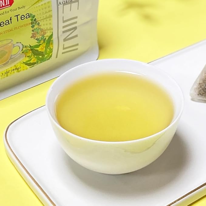 Mullein Leaf Tea - 2.2g x 40 Reusable Tea Bags - 100% Natural Mullein Leaf, Stem & Flower - No Flavoring & No Additives & Caffeine Free