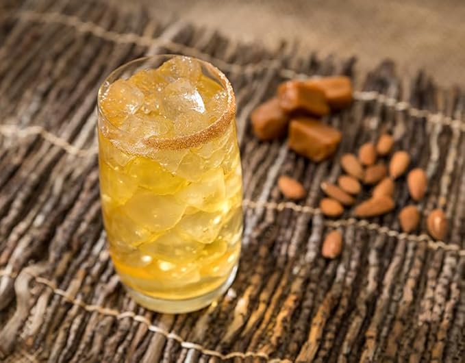 Upouria Caramel Coffee Syrup Flavoring, 100% Vegan, Gluten-Free, Kosher, 750 mL Bottle - Coffee Syrup Pump Included