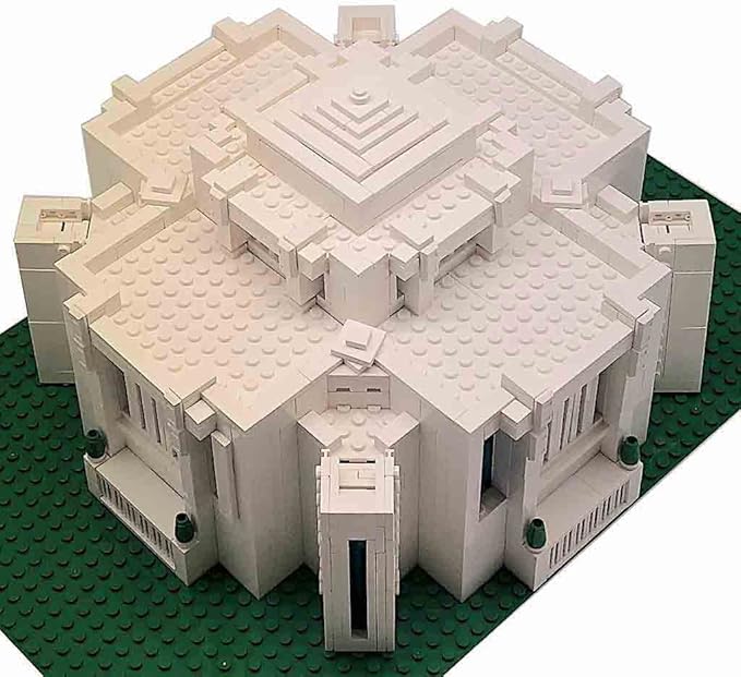 Brick'Em Young Cardston Temple -1,239 Pieces - Ages 12+