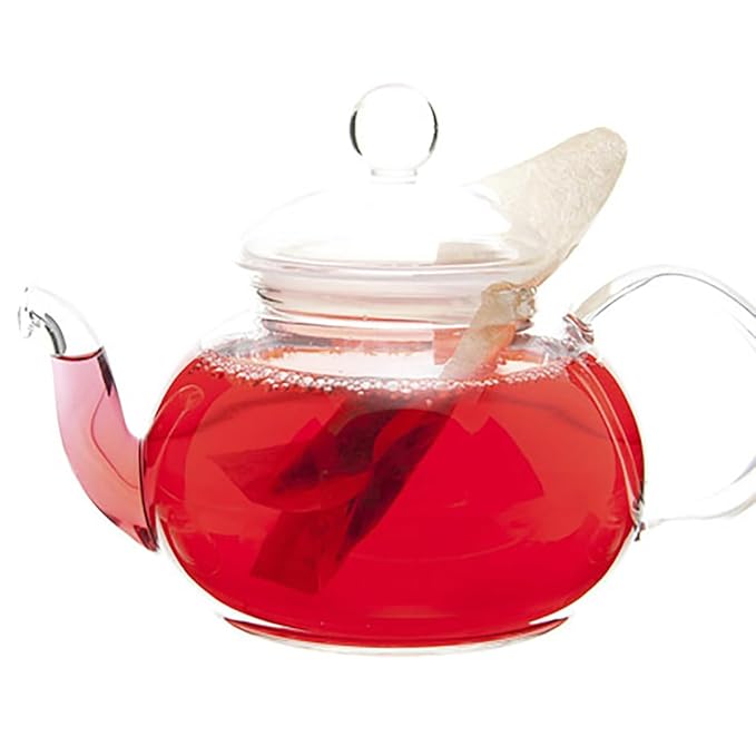 English Tea Store Blue Eyes Herbal Tea Pouches - 4oz | Loose Leaf Fruit Tea Blend with Caramel Cornflower Petals | Refreshing Caffeine Free Summer Cooler or Winter Reminder