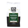 Utica Coffee Roasting Co. Decaf Cannoli | Specialty Flavored Medium Roast Ground Coffee | 16 Oz Reclosable Bag