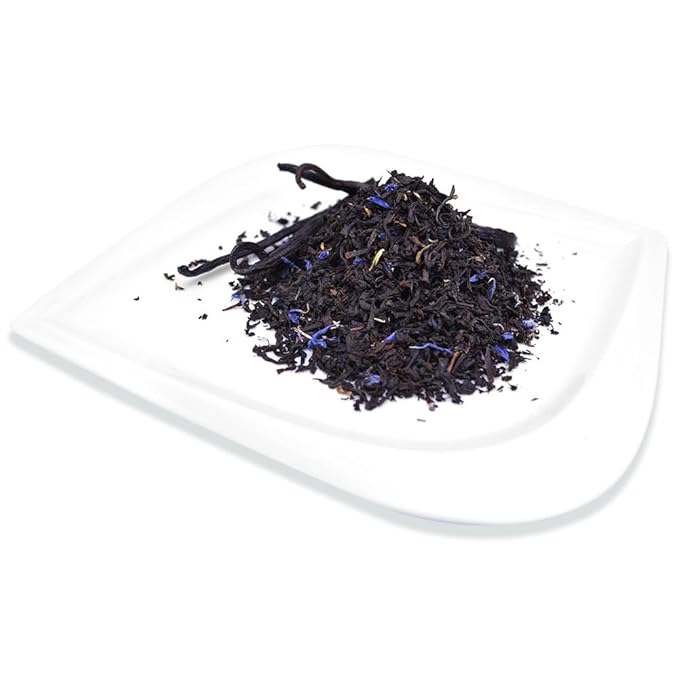 Organic Positively Tea Company, Earl Grey Crème Black Tea, Loose Leaf, 16 Ounce