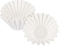 EUSOAR Mini Coffee Filters, 1-2 Cup Pack of 50 Small Size Disposable White Unbleached Replacement Basket Coffee Filters Paper Sheets, for Home Commercial Dripper Pour Over and Drip Coffee Makers