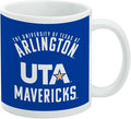 Texas at Arlington Mavericks Logo Ceramic Coffee Mug, Novelty Gift Mugs for Coffee, Tea and Hot Drinks, 11oz, White