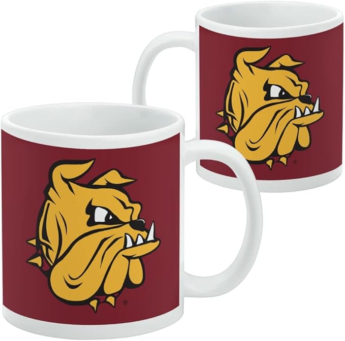 University of Minnesota Duluth Bulldogs Logo Ceramic Coffee Mug, Novelty Gift Mugs for Coffee, Tea and Hot Drinks, 11oz, White