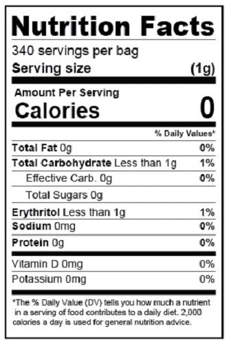 Sweet Nature Stevia Sweetener Powder - All Natural - Kosher - Gluten and Sugar Free 12 OZ