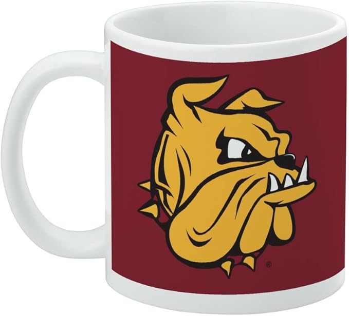 University of Minnesota Duluth Bulldogs Logo Ceramic Coffee Mug, Novelty Gift Mugs for Coffee, Tea and Hot Drinks, 11oz, White