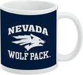 University of Nevada, Reno Wolf Pack Ceramic Coffee Mug, Novelty Gift Mugs for Coffee, Tea and Hot Drinks, 11oz, White
