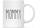 Andaz Press Simple Rustic Farmhouse Kitchen Decor 11oz. Ceramic Coffee Tea Mug Gift, Mommy, 1-Pack, Birthday Christmas Gift Ideas for Family, Friends
