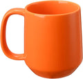 Miicol Ceramic Coffee Mug, 16 oz Large Coffee Cup, Tea Mug with Handle, Flat Bottom Mug for Men, Women, Office, Microwave and Dishwasher Safe, Multi-Color, Sun Orange