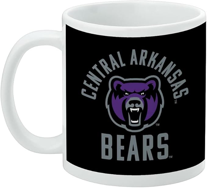 University of Central Arkansas Bears Ceramic Coffee Mug, Novelty Gift Mugs for Coffee, Tea and Hot Drinks, 11oz, White