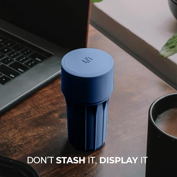 Staze Preserve Vacuum Sealed Storage Jars (148ml) | Patented Smell Proof Containers | Herb Storage & Food Storage Container with Protection - (REEF)