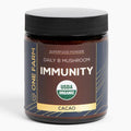 Organic 8 Mushroom Immunity Powder, Non-GMO - Turkey Tail, Chaga, Cordyceps, Shiitake, Reishi, Maitake, Lion's Mane, and Mesima - Vegan Mushroom Supplement in a Resealable Glass Jar