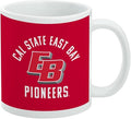 California State University, East Bay Pioneers Logo Ceramic Coffee Mug, Novelty Gift Mugs for Coffee, Tea and Hot Drinks, 11oz, White