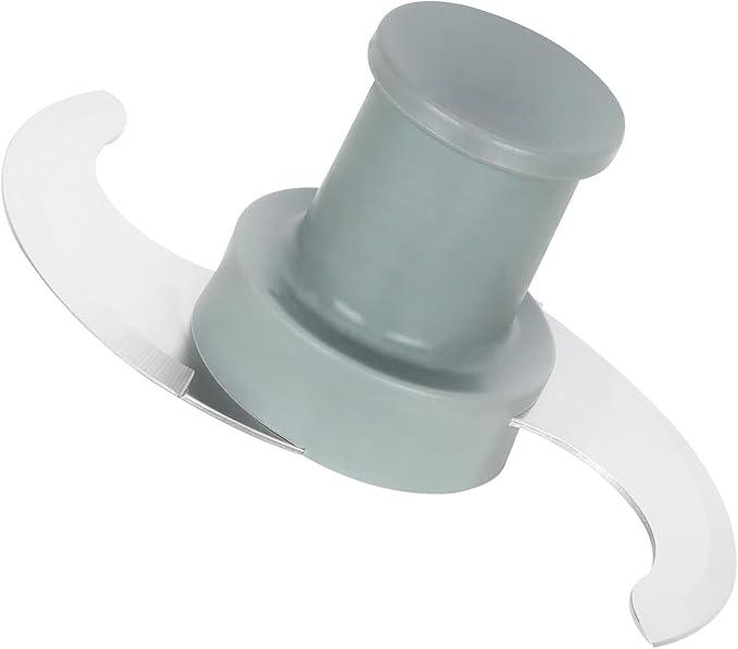 27055 S Smooth Blade Compatible with robot coupe Commercial Food Processor, Replacement for R201, R2, R2A, R2N, R2B, R2U, Stainless Steel Blade with Pitch, 1 Year Warranty