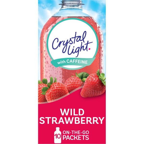Crystal Light Wild Strawberry, Citrus Energy Drink Mix Variety Pack