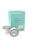 Joe 2.0 Nootropic Coffee Pods – Organic Medium Roast with Lion’s Mane, Ashwagandha, L-Tyrosine & L-Theanine | Focus, Brainpower & Stress Support | Vegan, Keto, Eco-Friendly