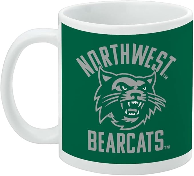 NW Missouri Sate Bearcats Ceramic Coffee Mug, Novelty Gift Mugs for Coffee, Tea and Hot Drinks, 11oz, White