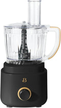 Beautiful 10‑Cup Food Processor ‑ 500 W, Variable Speed, Twist‑Lock, Dishwasher‑Safe Parts, Included Accessories (Black Sesame)