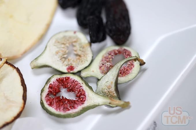 USTCM JoyFull Mixed Fruit Infusions Fruit Tea Single Pack All Natural Dried Fruits Mixed Flavors Make Perfect Tea! 15g (Fig, Snow Pear, Apple, Blackcurrant, Pack of 3)