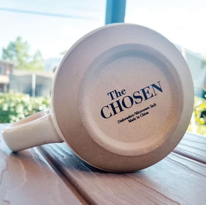 The Chosen: Official 16 oz. Cream Stoneware Coffee Mug - "Look Up"