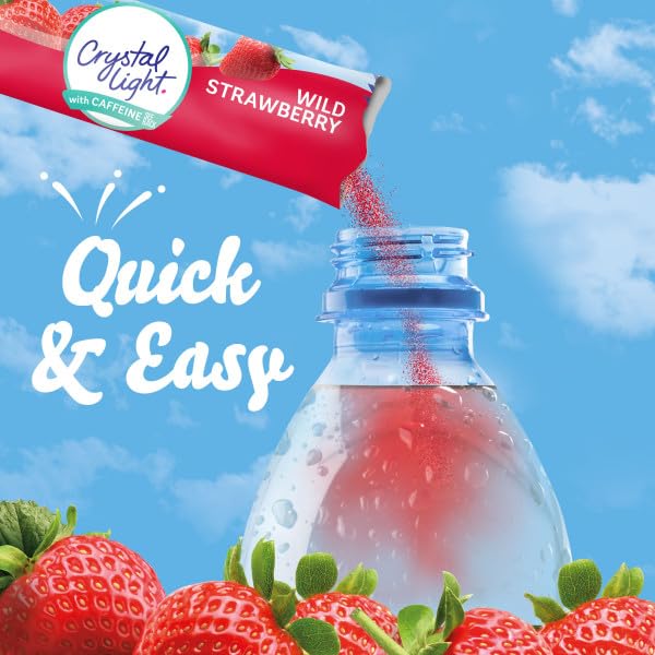 Crystal Light Wild Strawberry, Citrus Energy Drink Mix Variety Pack