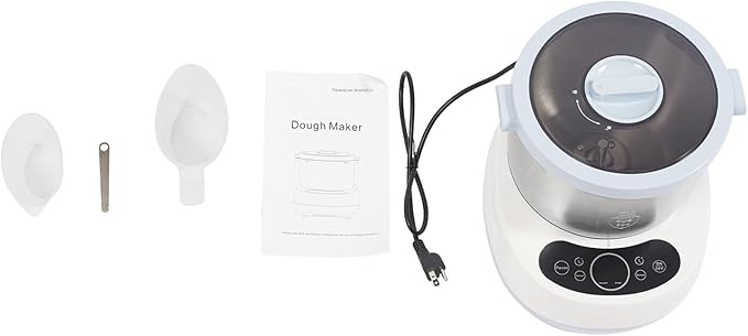 169oz Electric Dough Maker with Fermentation,230W Dough stand Mixer Machine with Digital Screen,Automatic Kneading Machine for Bakery (Blue)