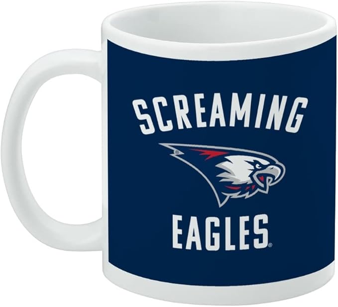 Southern Indiana Screaming Eagles Logo Ceramic Coffee Mug, Novelty Gift Mugs for Coffee, Tea and Hot Drinks, 11oz, White