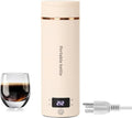 Portable Electric Kettle-400ML Mini/Small Travel waterc boiler with Temperature Control,LCD Display, Boil-Dry Protection,For brewing Tea, Coffee, Milk