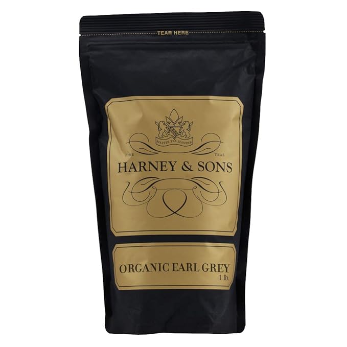 Harney & Sons Organic Earl Grey Loose Tea, 16 Oz