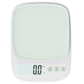 YRY Minimalist Precision Kitchen Scale - 22lbs (10kg) Capacity, 1g (0.035oz) Graduation, Large LCD Display, Tare Function, and ML Unit Green(10kg/1g)