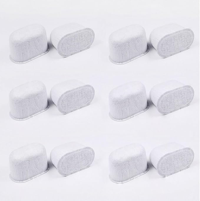 NKA UNIV1CFLTR6PK Coffee Maker Water Filter Replacement For GE Café Drip Coffee Maker, Compatible with UNIV1CFLTR6PK, for Models G7CDABSSTSS, G7CDAASSTSS, C7CDAAS3PD3, C7CDAAS4PW3,12-Pack
