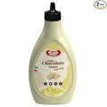 Alma Gourmet White Chocolate Topping Sauce Imported From Italy - Sweet Creamy White Chocolate Topping Ideal For Ice Cream, Waffles, Pancakes, Crepes, Pastries, Cakes, Overnight Oats, Drinks & Lattes - Convenient Squeeze Bottle - 17.6oz (500g) - Pack of 2