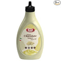Alma Gourmet White Chocolate Topping Sauce Imported From Italy - Sweet Creamy White Chocolate Topping Ideal For Ice Cream, Waffles, Pancakes, Crepes, Pastries, Cakes, Overnight Oats, Drinks & Lattes - Convenient Squeeze Bottle - 17.6oz (500g) - Pack of 3
