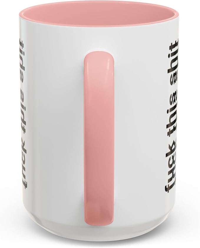 Bold Statement Coffee Mug, Hidden Message Unique Gift for Caffeine Lovers, Funny Office Mug, Housewarming, Birthday,