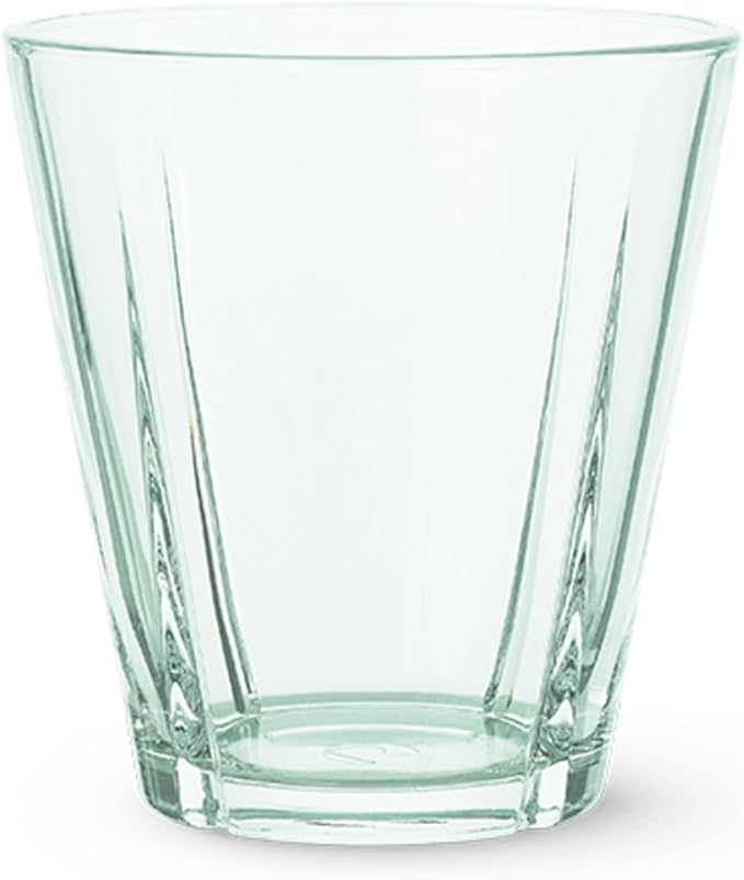 Rosendahl Grand Cru Recycled Glass Tumblers (Set of 4) - 8.8 Fl. Oz. - Lead-Free, Dishwasher Safe, Elegant Clear Glass Drinkware for Water, Juice, Coffee, and Wine - Modern, Durable (Green)