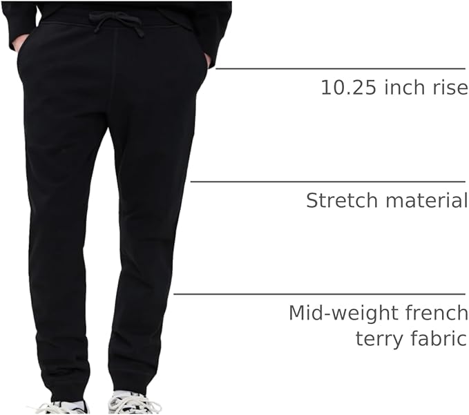 REIGNING CHAMP Men's Midweight Terry Slim Sweatpants