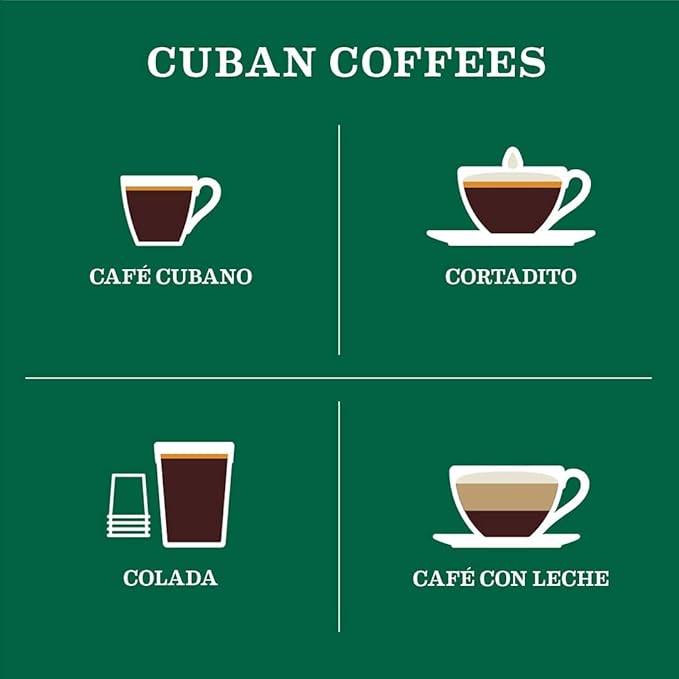 Cafe La Llave Dark Roast Ground Espresso Coffee 10 oz Can – Authentic Cuban-Style Rich Bold Strong Flavor-Intensely Aromatic Brew