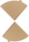 100Count Coffee Filters 1-4 Cups, Disposable Coffee Filters #4,Natural Filters Paper Used for Pour Over and Drip Coffee Maker (coffee filters #1-4 cup, 100, Count)