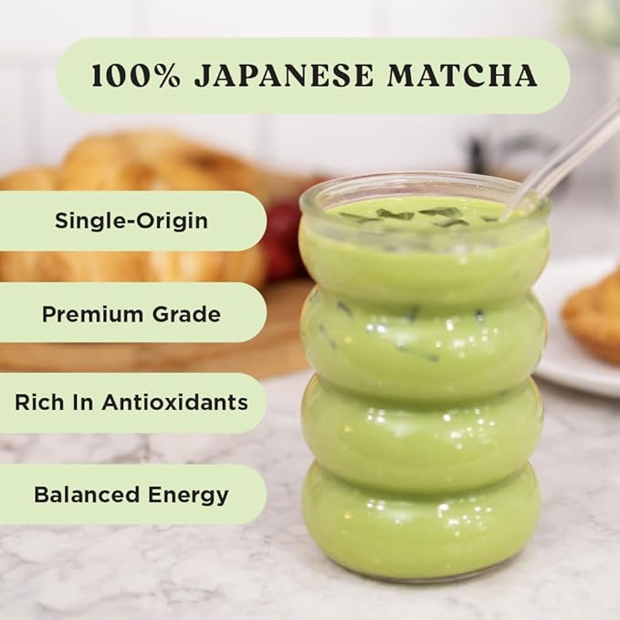 The Harmony Matcha Yuzu (10 Sticks) Premium Japanese Matcha Powder, Rich in Antioxidants & L-Theanine, Sweetened with Organic Sugar, No Preservatives