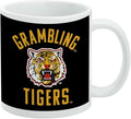 Grambling State University Tigers Logo Ceramic Coffee Mug, Novelty Gift Mugs for Coffee, Tea and Hot Drinks, 11oz, White