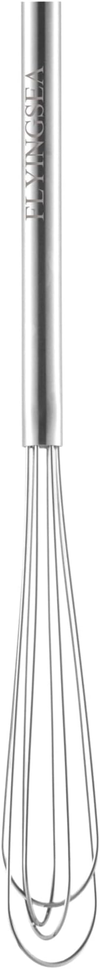 FLYINGSEA whisk,Mini whisks,small wisk,whisks for cooking,Whisk stainless steel,Cooking and Kitchen Gadget.Golden.1 Pcs