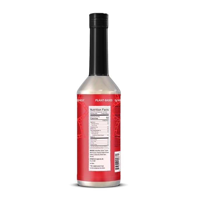 Lakanto Simple Flavoring Syrup - Monk Fruit Sweetener with Allulose, Perfect for Coffee, Tea, Cocktails, Snow Cones, Sodas, Other Drinks, Keto, Vegan (Original - 25.4 fl oz)