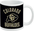 Colorado Buffaloes Ceramic Coffee Mug, Novelty Gift Mugs for Coffee, Tea and Hot Drinks, 11oz, White