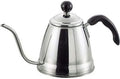 JapanBargain 4062, Japanese Gooseneck Kettle for Pour Over Coffee and Tea, Stainless Steel, Induction Heat Stove Compatible, 6-Cup, 1.2 Liter, Made in Japan