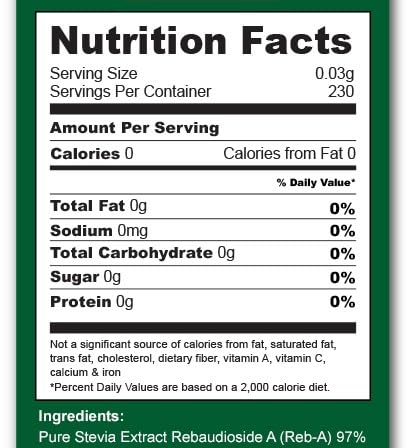 VIANA STEVIA – Ultra-Sweet, Super Compact granular stevia extract! 1 Pack = 230 Sachets | Easy Pour, Travel-Friendly Natural Sweetener