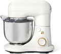Beautiful 3.5QT 300W Stand Mixer with 12 Speeds, Tilt-Head, Splash Guard & Dishwasher-Safe Accessories, Soft Matte Finish Mixes Up to 5 Dozen Cookies, White Icing