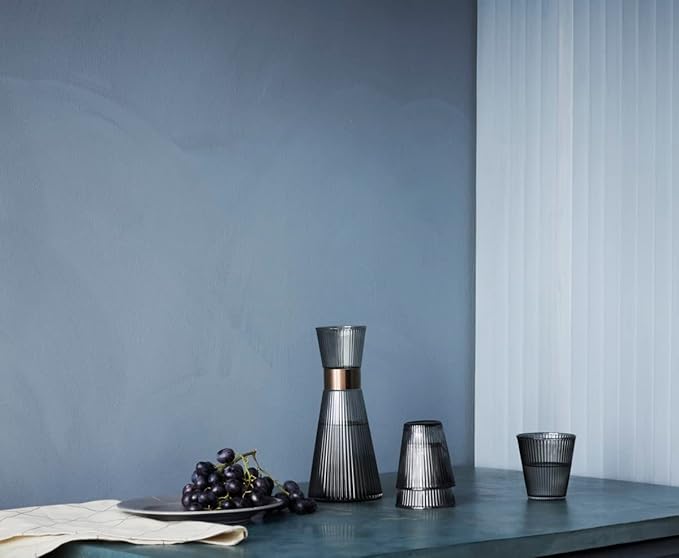 Rosendahl Grand Cru Nouveau Glass Tumbler Set (Set of 4) - 8.8 Fl. Oz. - Lead-Free, Dishwasher Safe, Elegant Clear Glass Drinkware for Water, Juice, Coffee, and Wine - Modern, Durable (Smoke)