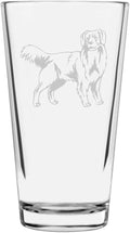 Nova Scotia Duck Tolling Retriever (Toller) Dog Themed Etched All Purpose 16oz Pint Glass